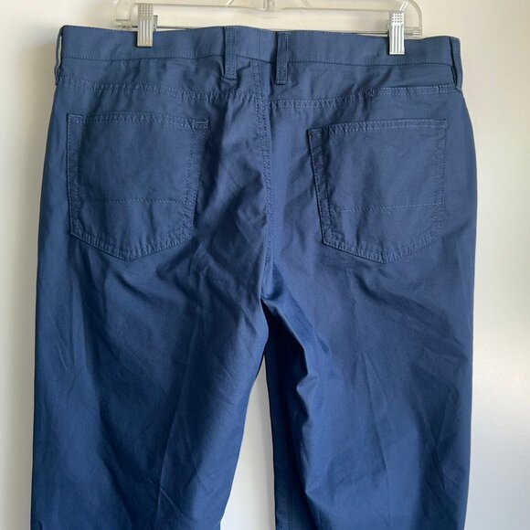 NWT BONOBOS 3X Dry Athletic Fit Pants Size 35x34 Blue 5-Pocket Pant - Picture 4 of 10